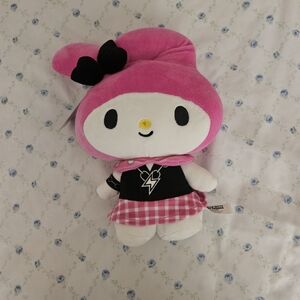 Pink and Black My Melody Plush Toy